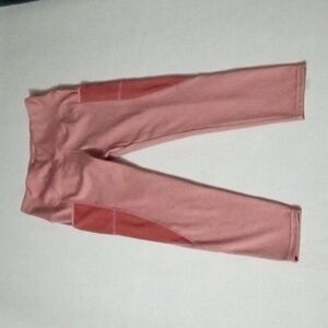 BSP Capri Leggings size L Tangerine Orange Preowned